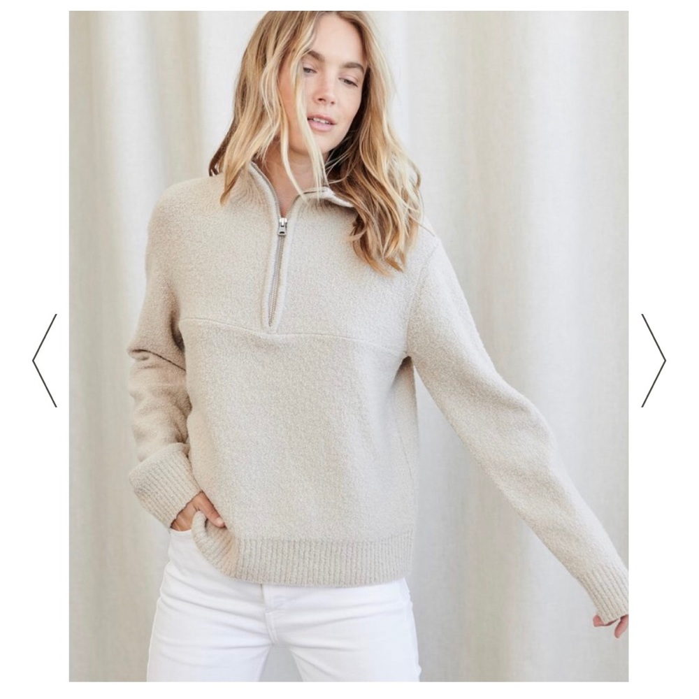Jenni Kayne Boucle Half Zip